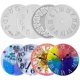 thumbnail image 2 of Molde para resina KISSNOWY 15 cm Pack de 4 Caras de Reloj DIY, 2 of 8