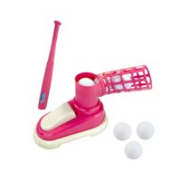 Ioensy - Máquina De Lanzamiento De Béisbol Para Niños, Lanzador De Béisbol, Regalo, Pedal Eyector De Bolas Con 6 Bolas