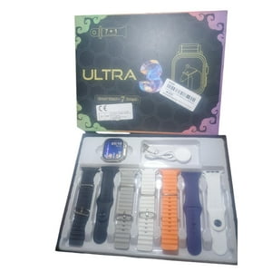 Fitpro - Reloj Smartwatch Inteligente 3 Ultra Negro - 7 Correas Negro