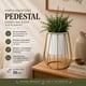 thumbnail image 5 of Porta Macetero Pedestal Maceta Plantas Metalico Decorativo crema, 5 of 9