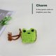 thumbnail image 3 of Cute Crochet Frog Car Decor, Rear View Mirror Accessories, Boh, 3 of 3