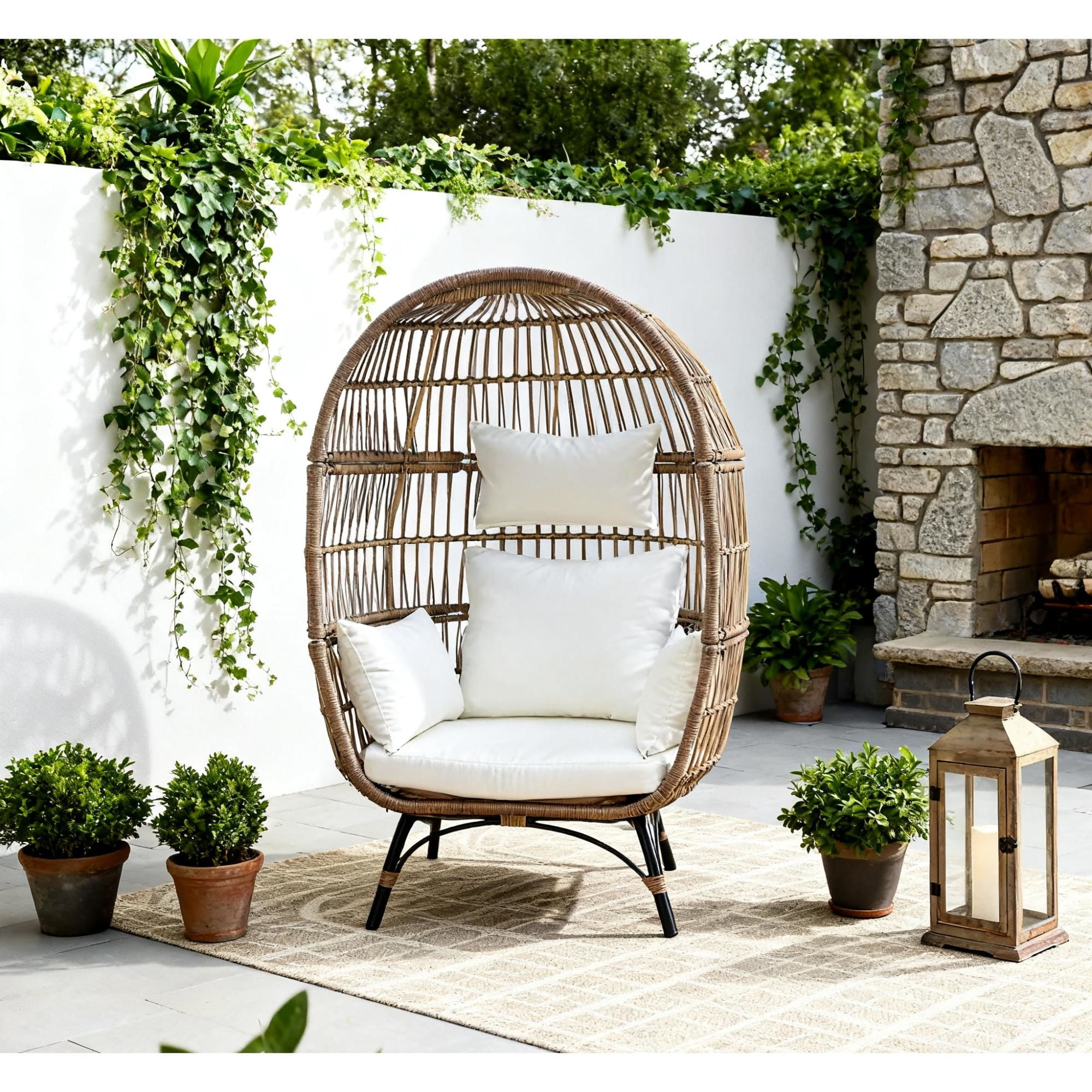 Mainstays - Silla Terraza Huevo Beige