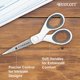 thumbnail image 3 of Tela Scissors Westcott 5 micropunta con cuchillas de titanio, 3 of 8