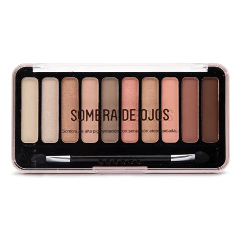 Genérico - Set 2 Sombra Ojos Paleta Multifuncional Polvo 10 Colores Jhn