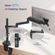 thumbnail image 5 of Soporte de escritorio MOUNTUP Single para monitores de 13 a 32 pulgadas, 5 of 9