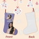 thumbnail image 3 of Olivia Rodrigo Tema: Calcetines de Navidad, fino lino blanco para colgar en escaleras y chimenea, decoración navideña para el hogar, regalo de Navidad. 54cm × 38cm, 3 of 5