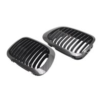 Magideal - 2 Rejillas Delanteras Tipo Riñón 51138208686, Color Negro, Piezas De Reparación, Rejillas Delanteras De Coche De Alta Fiabilidad 51138208685 Para Acce