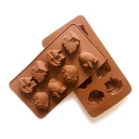 Genérico - 2 Moldes Para Chocolate Molde Silicona Barco Carro Tren