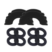 Magideal - Aislador De Grillete De Anillo En Arandelas Fácil Instalación Único Multifunción De Alto Rendimiento Profesional De 3/4 Pulgadas Para Piezas De Negro