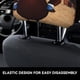 thumbnail image 4 of El Cachorro León 2 Funda Protectora Universal para Reposacabezas de Coche, Funda Elástica para Reposacabezas de Asiento de Auto, Funda de Tela Antipolvo, Accesorios de Interior 2 Piezas, 4 of 6