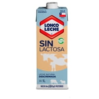 Leche Descremada Natural Sin Lactosa 1 L Loncoleche
