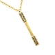 thumbnail image 3 of Vendimia hombres étnicos de acero inoxidable mono rey bar colgante collar de oro, 3 of 3