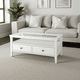 thumbnail image 2 of Mesa de Centro Brisa Nórdica 70x90x45 color Blanco cubierta Natural, 2 of 3