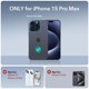 thumbnail image 2 of Funda de teléfono ESR para iPhone 15 Pro Max con MagSafe Clear Black, 2 of 9