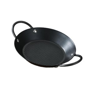 Bothyi - Sartén Antiadherente De Dos Asas Para Barbacoa, Picnic, Paella, Longitud 26,2 Cm