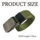thumbnail image 4 of Cinturón táctico militar de lona elástica para hombre, ideal para senderismo y caza., 4 of 5