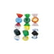 thumbnail image 1 of Set de 6 dulces caramelos decorativos de vidrio, 1 of 2