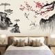 thumbnail image 3 of 1pc, Chinese Crane Wall Sticker - Elegant Room Decor for Home and Scene Decoration, 3 of 3