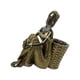 thumbnail image 1 of Figura De Dama Africana Con Almacenamiento De Llaves, Estatua De Mujer Para Escritorio, Baño, Oficina, 16,8x6,1x16,7 Cm, Negro, 1 of 3