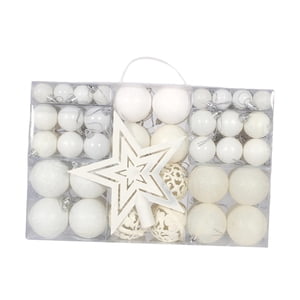 Bothyi - 101X Bola De Navidad Diy Estrella Superior Del Árbol Para Restaurante Boda Halloween Blanco