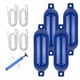 thumbnail image 5 of 4x Guardabarros De Barco Boyas Protector 11x40cm Accesorios Parachoques De Barco Para Pontón Cuerda Blanca, 5 of 5