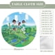 thumbnail image 2 of Press Start-theme Fitted Round Tablecloths Elastic Edged Table Covers Waterproof Table Cloth for Kitchen Holiday Party Tables Decor 120cm, 2 of 6