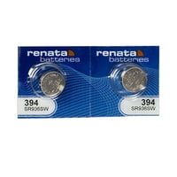 Batería Renata 394 Sr936Sw, 1,55 V, Óxido De Plata Para Reloj