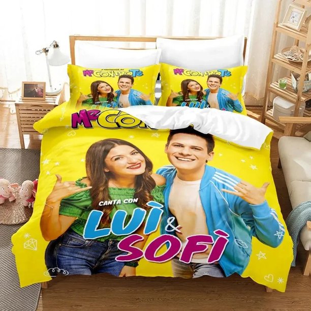 Me Contro Te Bedding Set Duvet Cover Bed Set Quilt Cover Pillowcase Comforter Size Boys Adult Bedding Set Bed Sheets