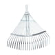 thumbnail image 2 of Escoba de hojas de jardín, rastrillo de Metal telescópico, escoba de césped extensible de 29-46cm, escoba de hojas ajustable para limpieza de arbustos, 2 of 5