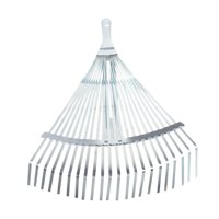 Ioensy - Rastrillo De Hojas De Jardín, Rastrillo De Metal Plegable Para Rv, Camping, Limpieza De Jardín, Jardinería