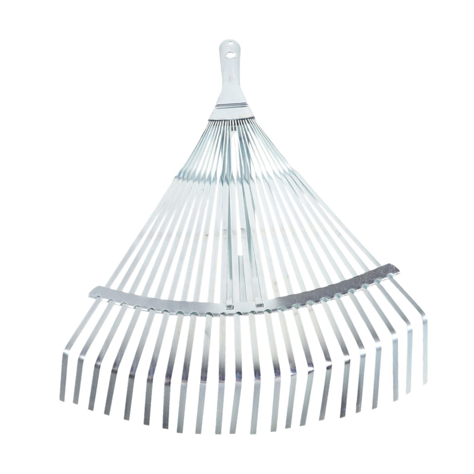 Ioensy - Rastrillo De Hojas De Jardín, Rastrillo De Metal Plegable Para Rv, Camping, Limpieza De Jardín, Jardinería