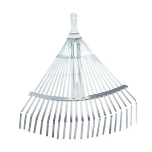 Ioensy - Rastrillo De Hojas De Jardín, Rastrillo De Metal Plegable Para Rv, Camping, Limpieza De Jardín, Jardinería