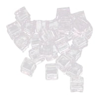 Magideal - 50 Minicubitos De Hielo Para Decoración De Casa De Muñecas, Juego De Simulación Para Jardín De Hadas, Pequeños Adornos, Vajilla Para Casa De Juguete.