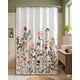 thumbnail image 4 of Cortina De Baño De Tela Impermeable Mas Forro Con Diseño Floreado F3, 4 of 4