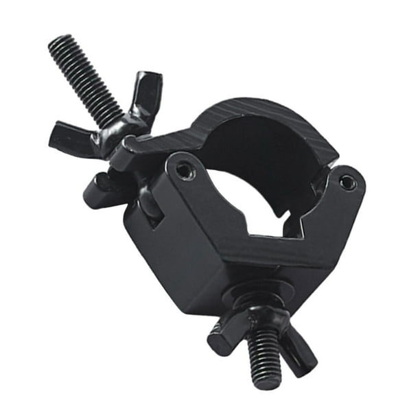 Abrazadera giratoria de alta resistencia, abrazadera, abrazadera de luz de escenario para luces, haz de cabezal móvil, luz de escenario LED Negro de 30 a 36 mm