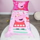 thumbnail image 1 of Juego de ropa de cama para niños pequeños Peppa Pig Be Nice & Kind con edredón rosa, 1 of 6