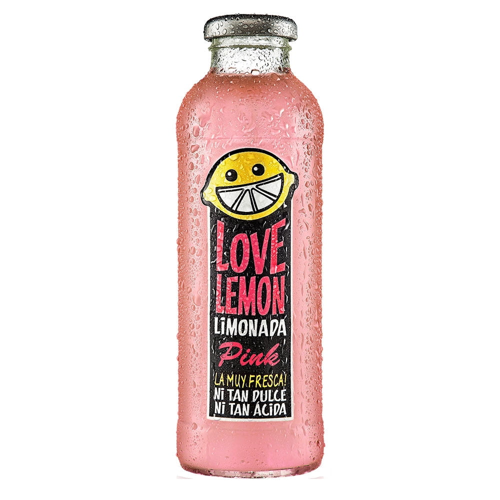 Bebida Limonada Pink 475 Cc Botella 475 cc Love Lemon
