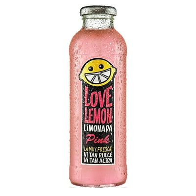 Bebida Limonada Pink 475 Cc Botella 475 Cc Love Lemon