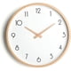 thumbnail image 1 of Reloj De Muralla Redondo Madera Clara Analogo, 1 of 3