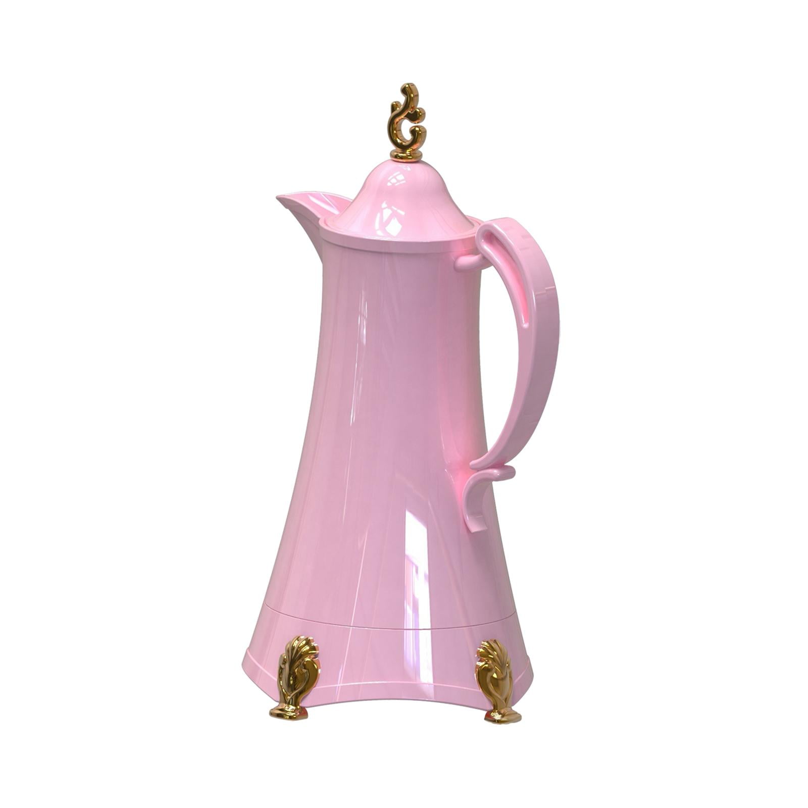 Magideal - Frascos De Vacío Aislados Para Café, Hervidor De Agua Fría Y Caliente, Dispensador De Bebidas A Prueba De Fugas, Jarra Térmica Para Café, Olla Aislant Rosa