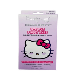 The Crème Shop - Hello Kitty Bye Bye Puffy Eyes Parches Bajo Los Ojos (3Pcs)