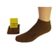 thumbnail image 1 of Calcetines tobilleros PRASM de algodón egipcio de primera calidad para hombre, paquete de 3, 1 of 1