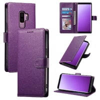 Funda Para Foxdock Samsung Galaxy S9 Plus– Cuero Premium, 3 Ranuras Para Tarjetas, Protección Contra Impactos