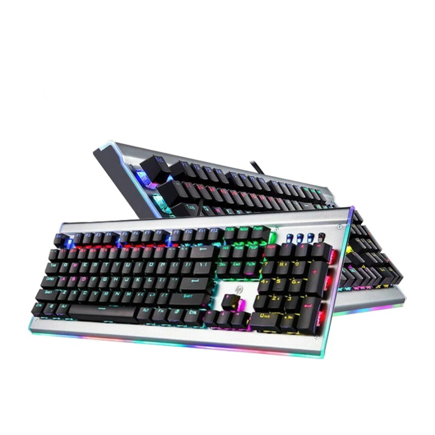 Hp - Teclado Mecanico Gamer Usb Rgb Gris Gk520