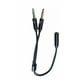 thumbnail image 2 of Splitter Adaptador Jack 35mm Divisor De Audio Microfono Pc, 2 of 5