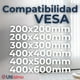 thumbnail image 3 of Soporte TV 40 a 80 Pulgadas 45Kg Soporte TV de Pared Fijo, 3 of 11