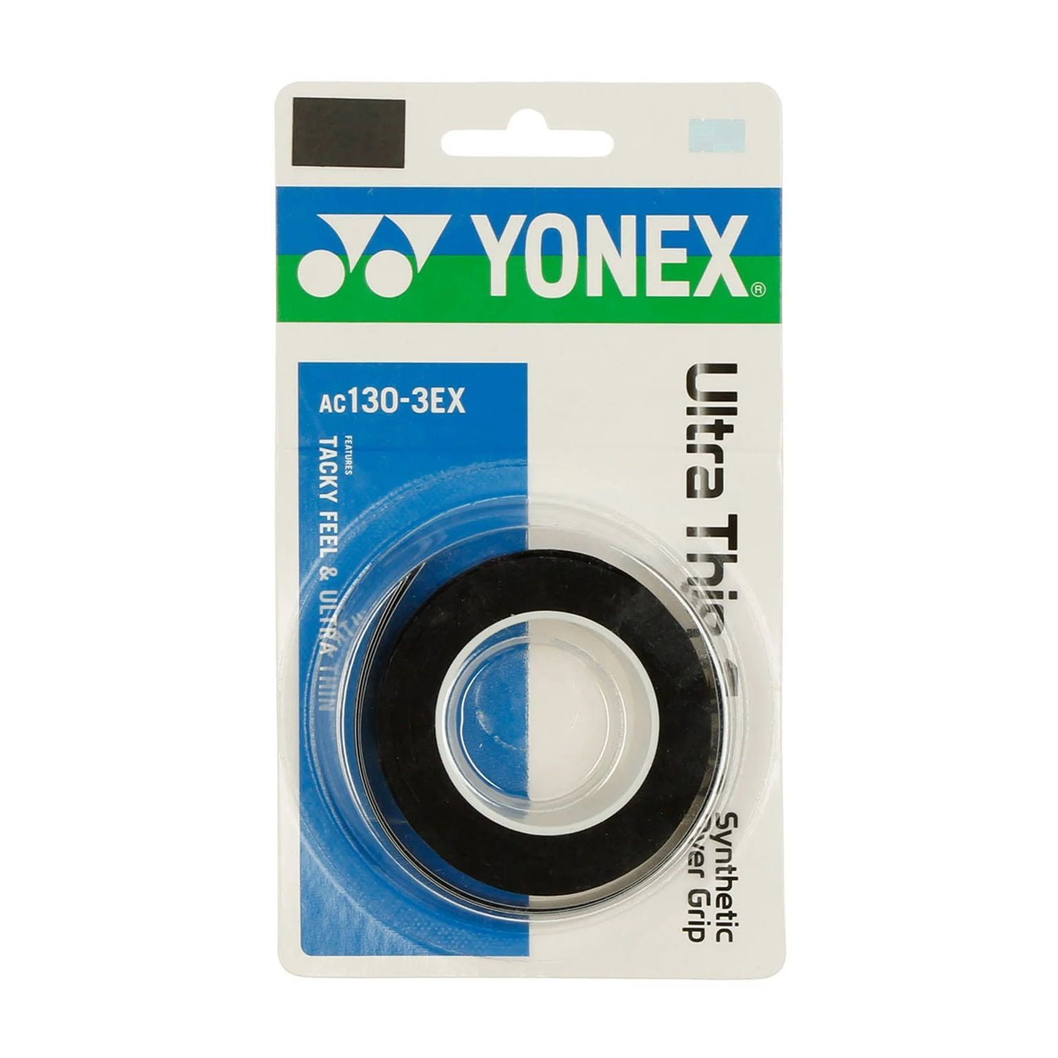 Overgrip Yonex Ultra Thin Grap Negro X3 Tenis Padel