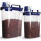 thumbnail image 1 of Contenedor de Alimentos TIOVERY 5-7 L Hermético Pack de 2 Azul, 1 of 6