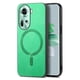 thumbnail image 4 of Magnetic Slim Case for OPPO Reno 11 5G with Camera Guard & Anti-Scratch Back Green, 4 of 6