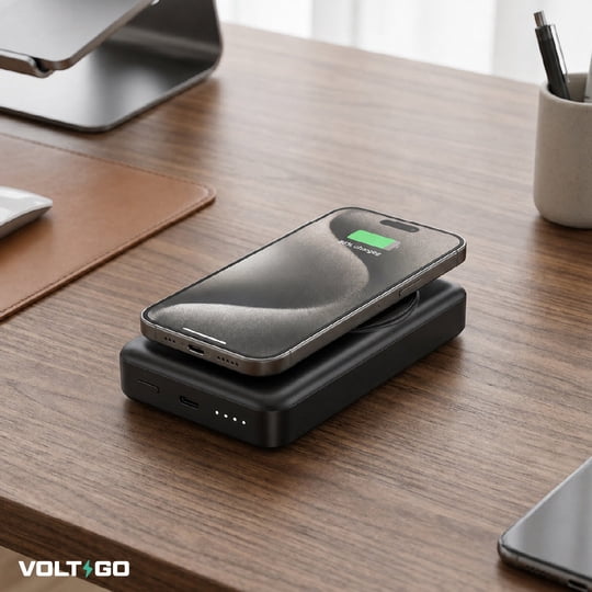 Batería Portátil Cargador Cables Y Contacto 10000 Mah Voltgo